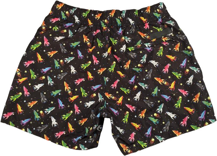 Boxer mare uomo - RRD - Fantasia Tramontana pixel - Colore nero