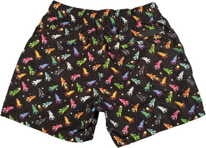 Boxer mare uomo - RRD - Fantasia Tramontana pixel - Colore nero