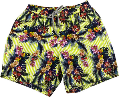 Boxer mare Uomo Zeybra Portofino 1962 - fantasia Lime - Colore verde/multicolore