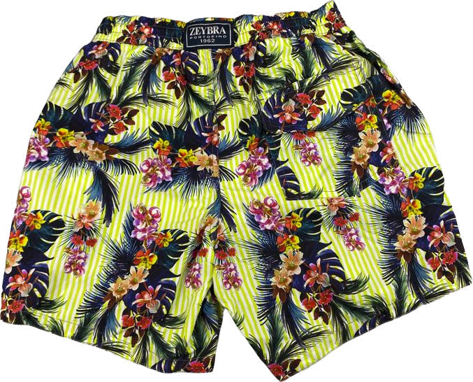 Boxer mare Uomo Zeybra Portofino 1962 - fantasia Lime - Colore verde/multicolore