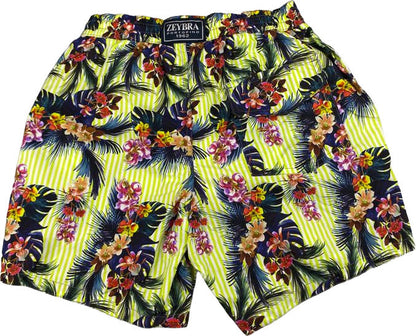 Boxer mare Uomo Zeybra Portofino 1962 - fantasia Lime - Colore verde/multicolore