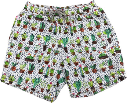 Boxer mare Uomo Zeybra Portofino 1962 - fantasia piante - colore bianco/multicolore