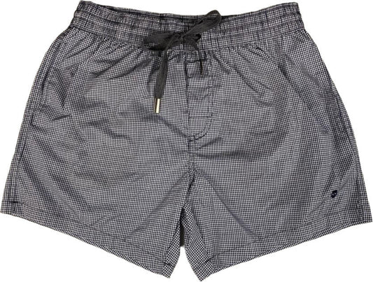 Boxer mare uomo Paolo Pecora bianco nero. Fronte
