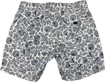 Boxer mare uomo Sunstripes fantasia floreale bianco grigio2