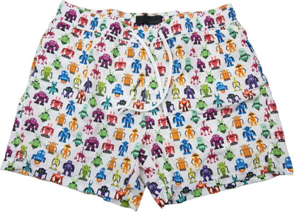 Boxer mare uomo RRD fantasia Tramontana pixel Robot. fronte