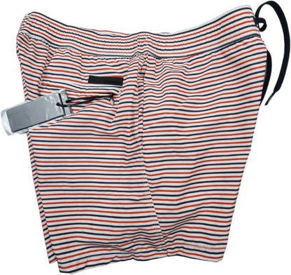 Boxer mare uomo RRD Tramontana pattern righe. Lato
