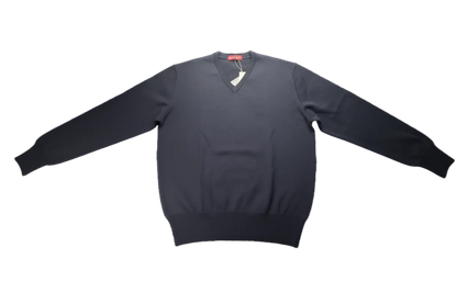 Maglia uomo Bramante con scollo a V in tessuto morbido, stile casual e moderno, ideale per l'abbigliamento uomo.