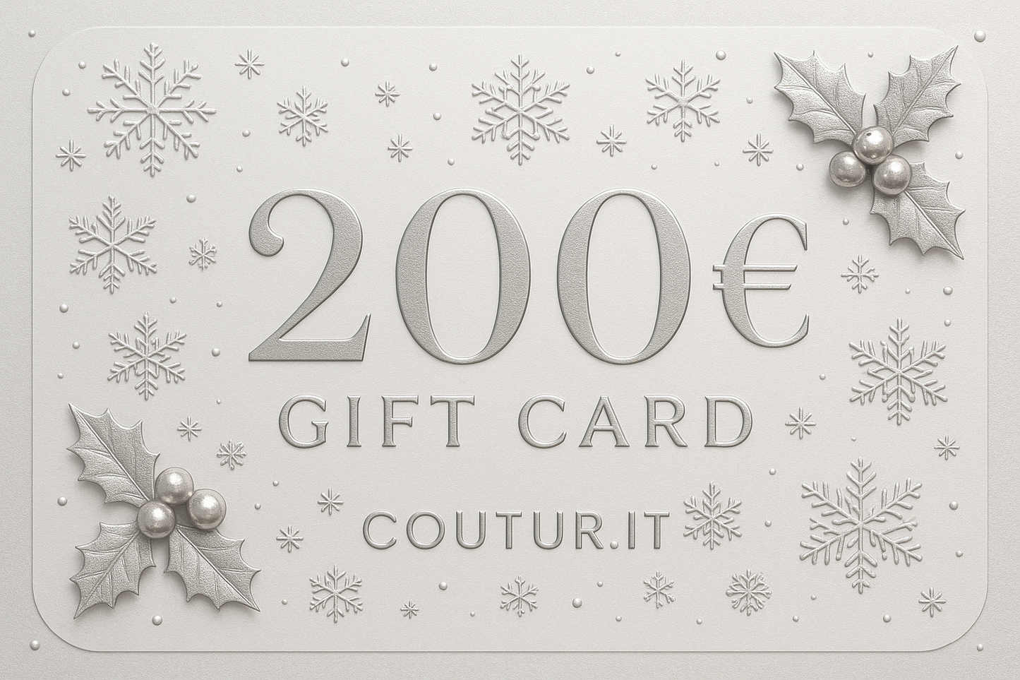 Buono Regalo 200€ Silver