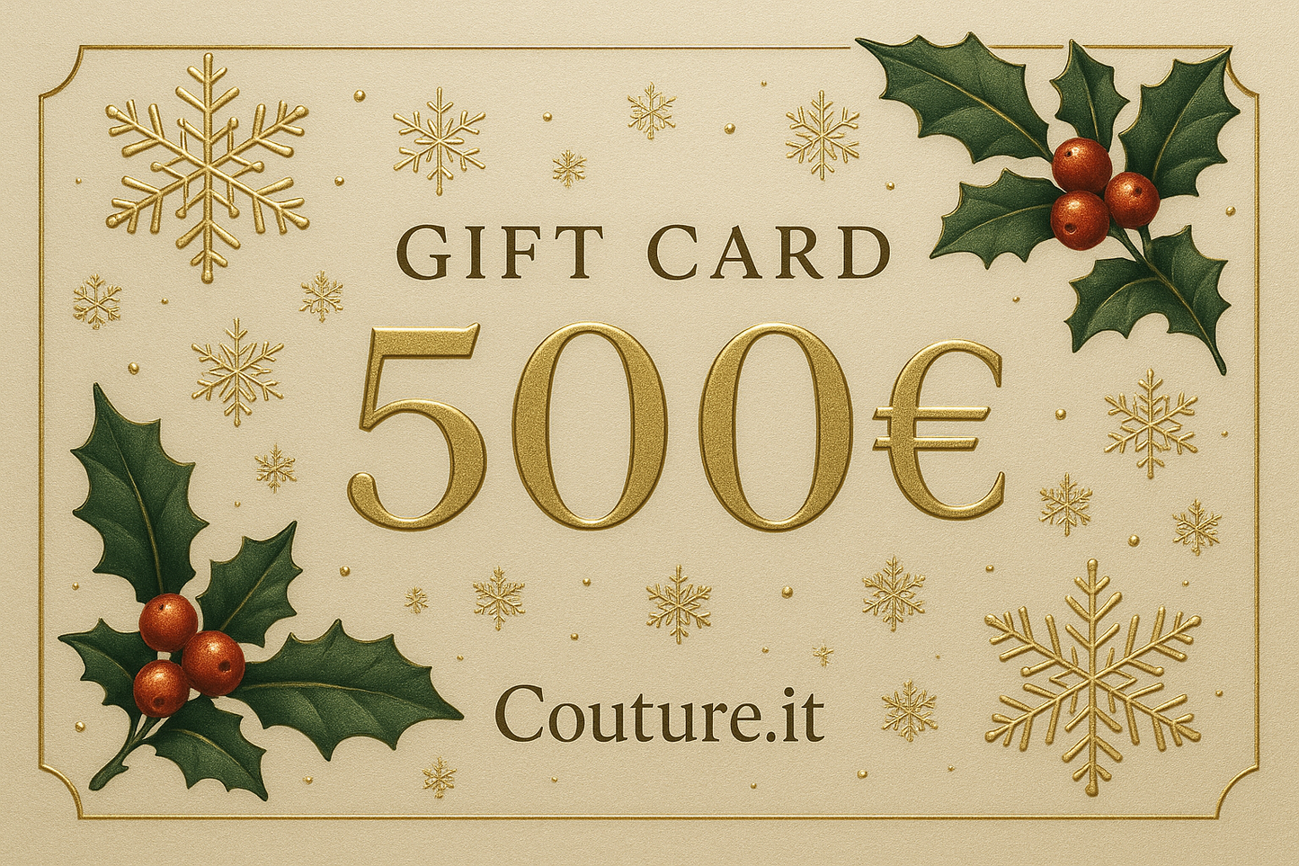Buono Regalo 500€ Oro
