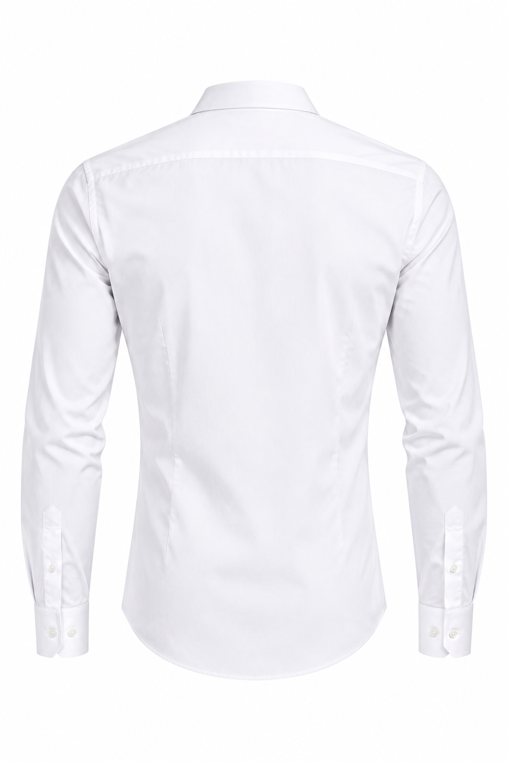 La camicia uomo Bagutta BC345D bianca rinnova un classico del guardaroba con la trama micro piquet millerighe. Il tessuto in 100% cotone, retro
