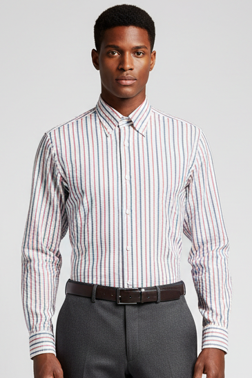 Camicia button-down Del Siena su modello