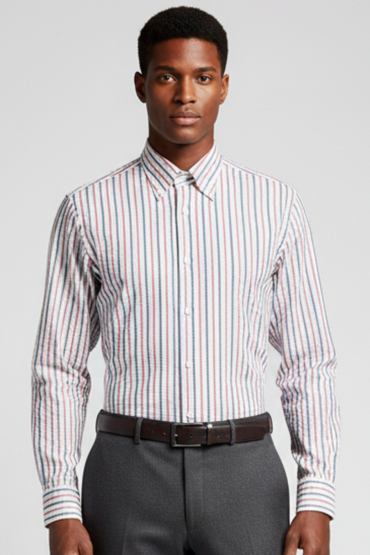 Camicia button down Del Siena su modello
