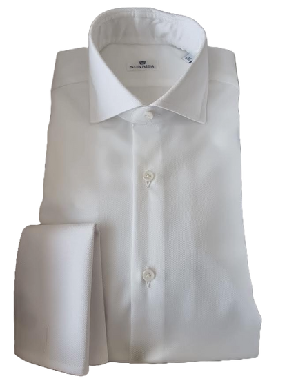 Camicia uomo Sonrisa bianco operato