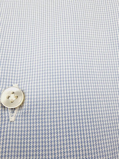 Camicia uomo Barba - Micro Fantasia - Colore celeste