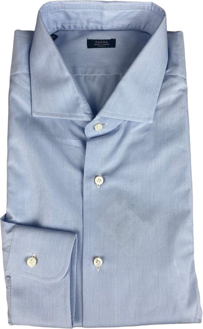 Barba Men's Shirt - Solid Color - Light Blue
