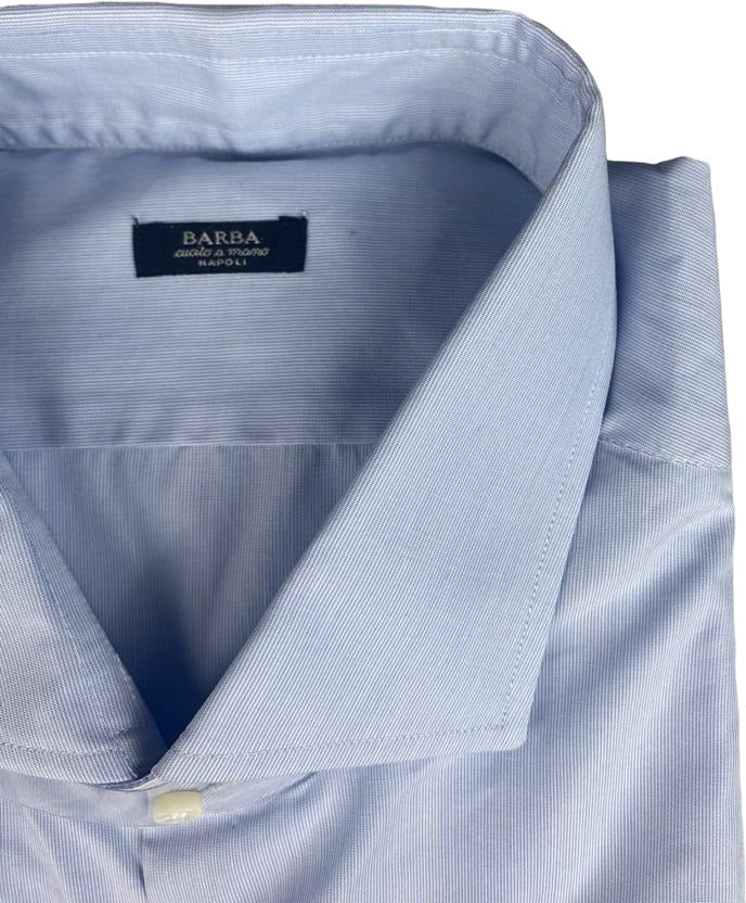 Barba Men's Shirt - Solid Color - Light Blue
