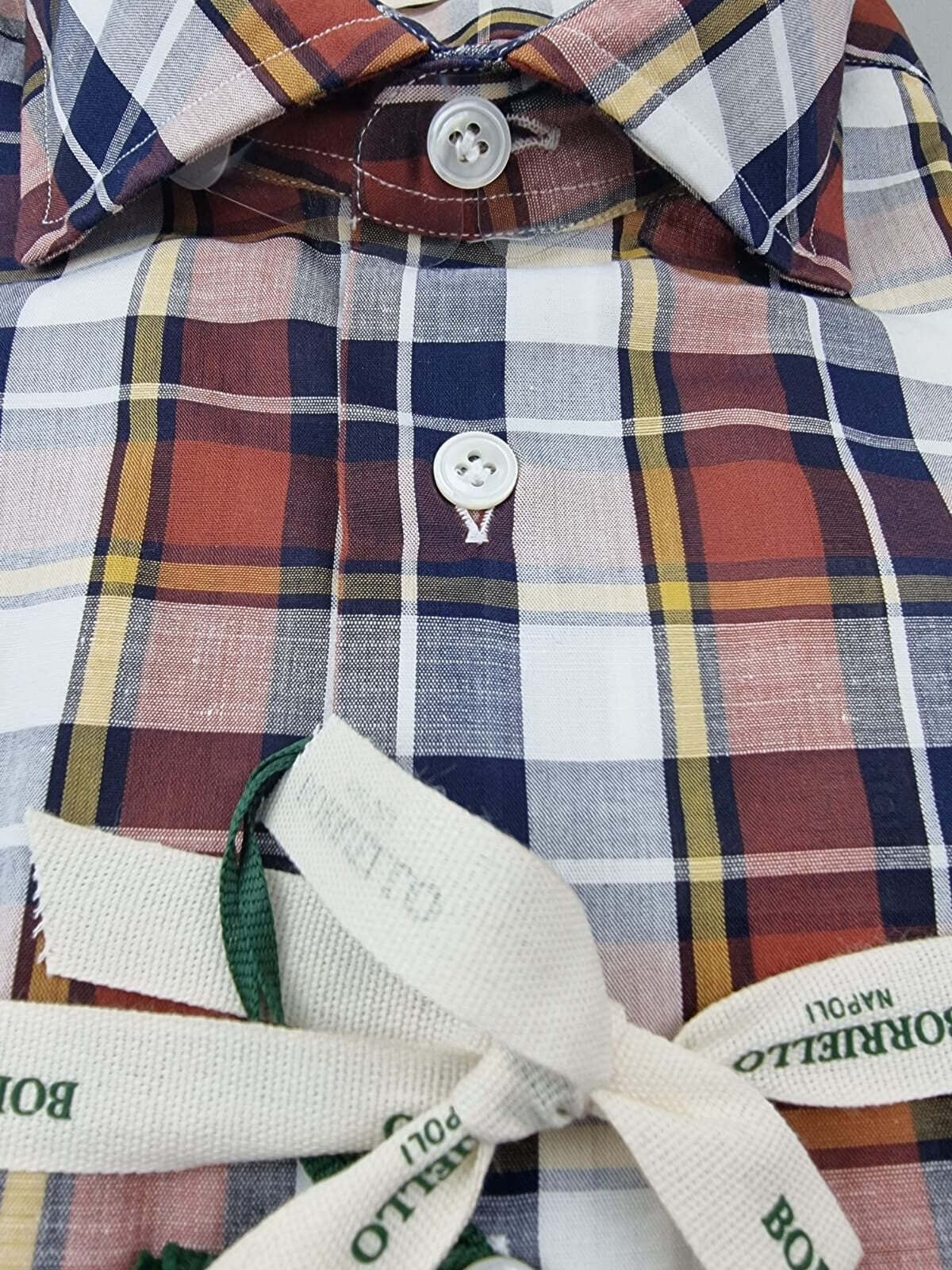 Borriello Men's Shirt - Checked Pattern