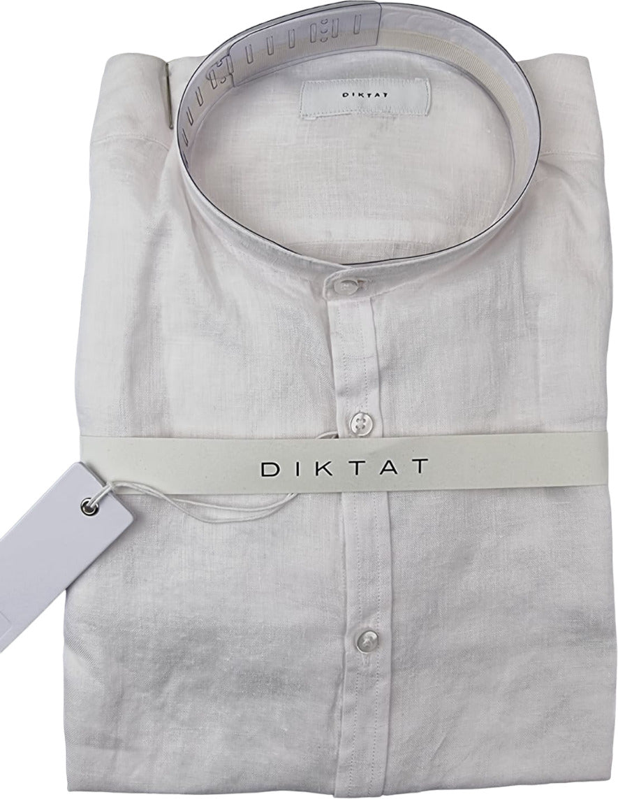 DIKTAT Men's Shirt - Solid Color - Korean - Linen