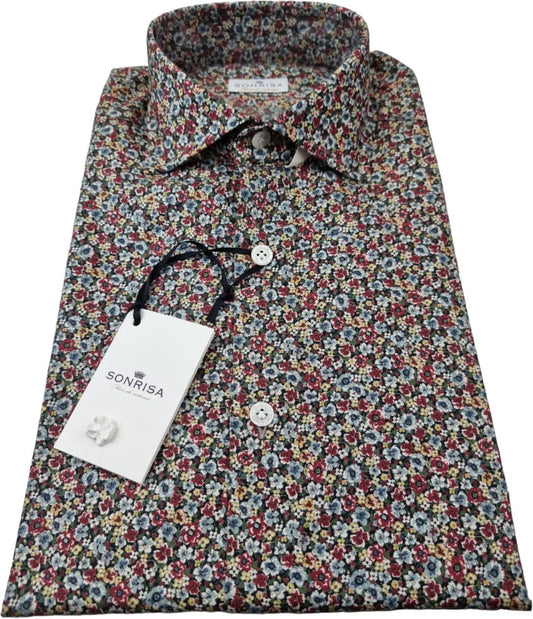 Sonrisa Men's Shirt - Cotton Flower - Flowers