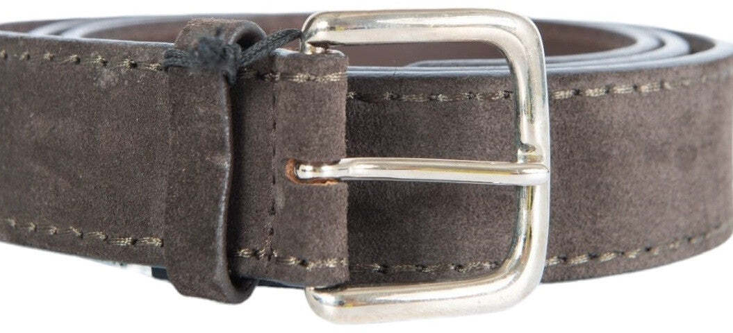 Cintura uomo Orciani - Amalfi in suede - Testa di moro