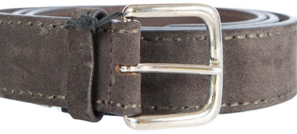 Cintura uomo Orciani - Amalfi in suede - Testa di moro