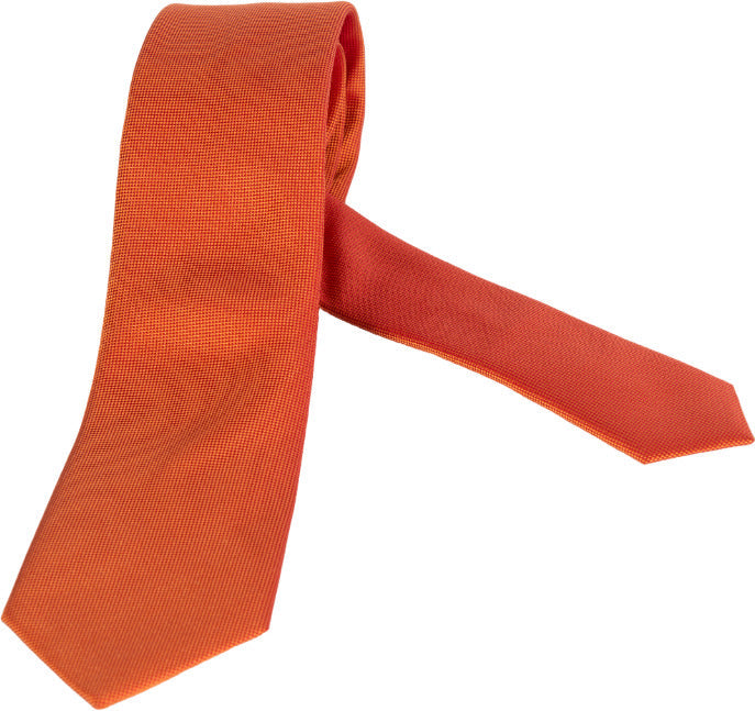 Cravatta uomo Bergamotto - Fantasia - Colore arancio