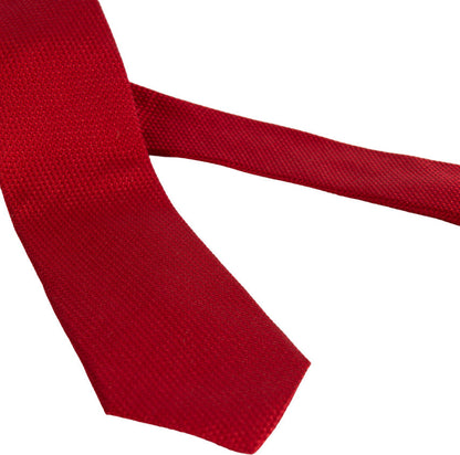 Bergamot Men's Tie - Solid Color - Red