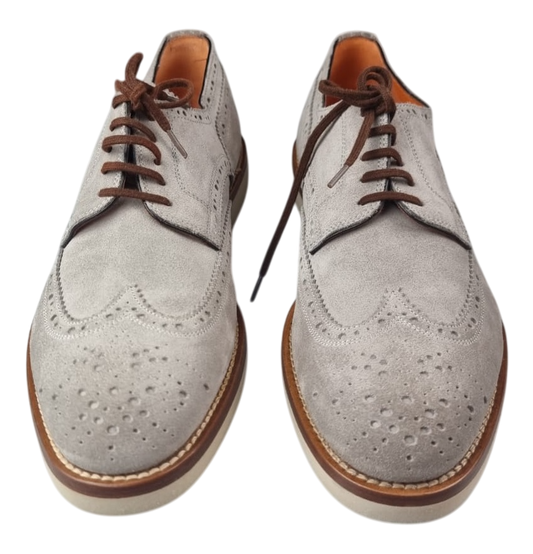 derby-santoni-rondine-uomo-grigio-chiaro-vista-laterale
