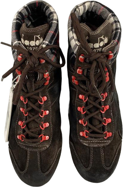 Scarpa uomo Diadora Heritage Sneaker Equipe M SW H marrone terriccio, stile vintage, calzature sportive casual per uomo