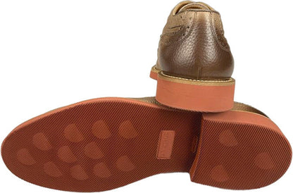Scarpa uomo Doucal's stringata in pelle color marrone chiaro, scarpe basse eleganti in stile moda uomo
