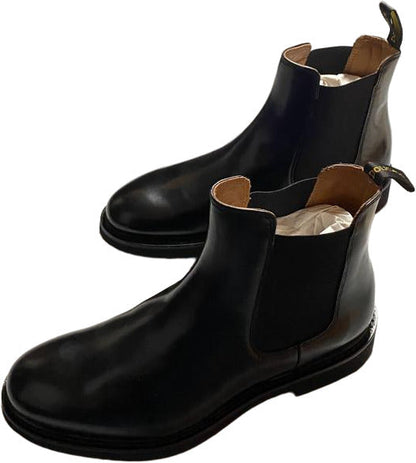 Scarpa uomo Doucal's Chelsea Boots Beatles in pelle nera, stivaletti elastici italiani, stile elegante e sofisticato.