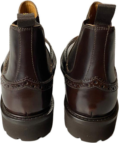 Chelsea Boots Doucal's Uomo in pelle testa di moro, stivaletti elastici italiani, moda uomo, scarpe stivali eleganti.