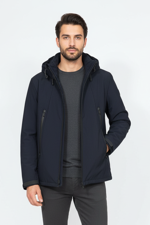 Men's hooded jacket - People of Shibuya - blue