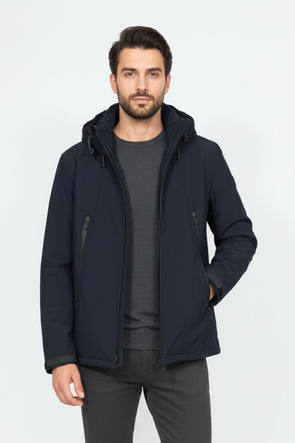 Men's hooded jacket - People of Shibuya - blue