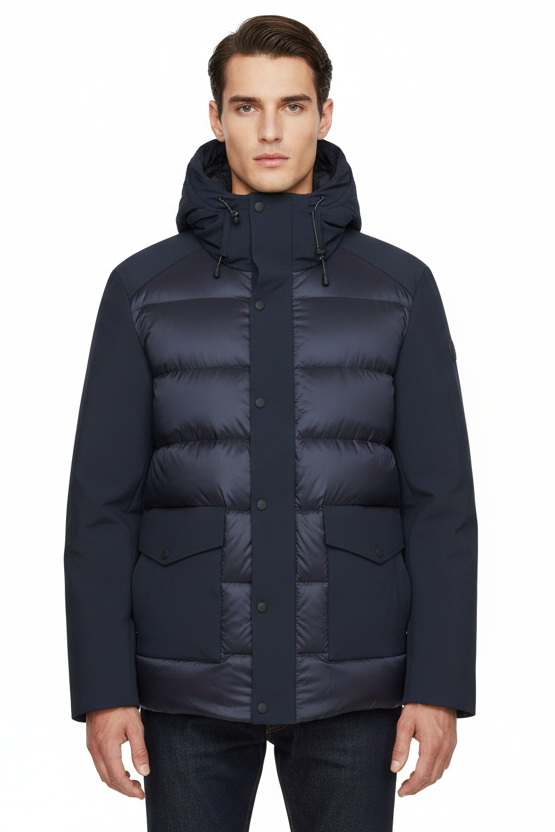 Men's hooded jacket - People of Shibuya - blue