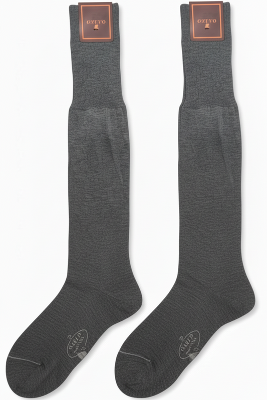 Calze Lunghe Uomo Gallo - Grigio Lamiera  Eleganti