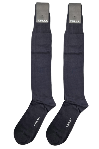 Calza lunga uomo Julipet - Teshy grigio 100% cotone filo di scozia