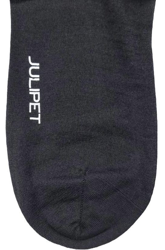 Calza lunga uomo Julipet - Tabott colore nero 80% Lana vergine