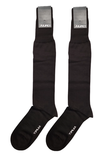Calza lunga uomo Julipet - Tabott colore marrone tenebre 80% Lana vergine