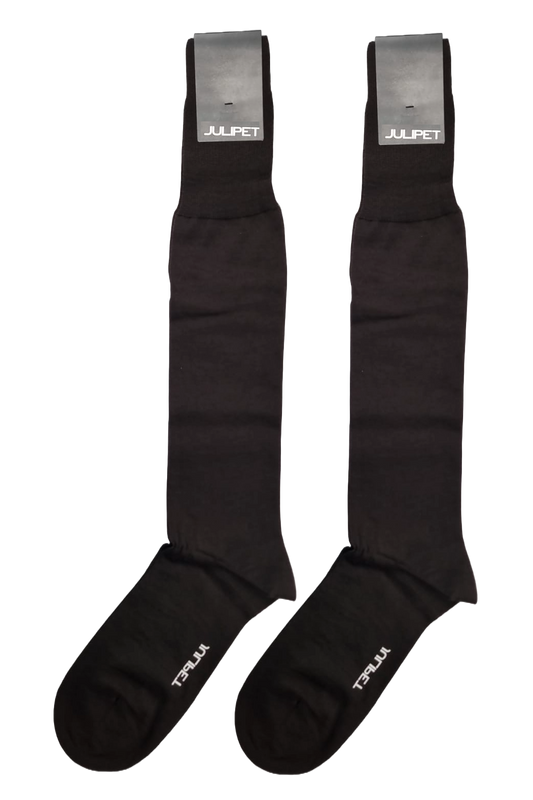 Calza lunga uomo Julipet - Tabott colore marrone tenebre 80% Lana vergine