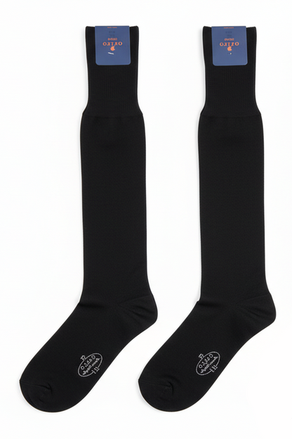 Calze Lunghe Uomo Gallo - Nero Tinta Unita