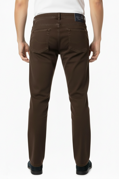 Pantalone uomo Jacob Cohen - PW622 Cotone verde militare Made in Italy