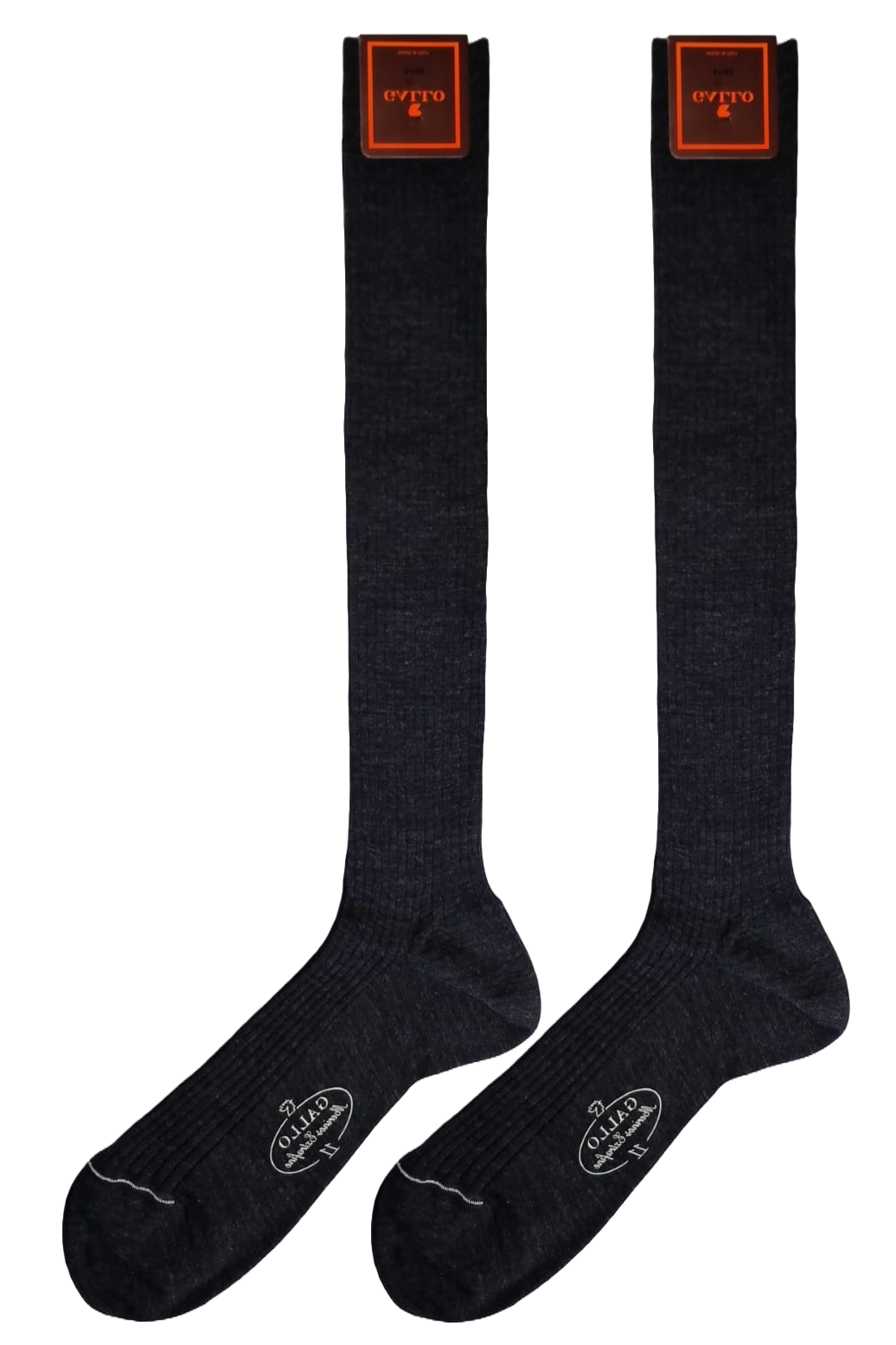 Long Rooster Socks for Men - Black