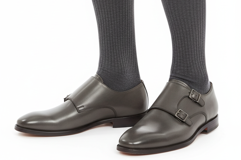 Long Rooster Socks for Men - Black