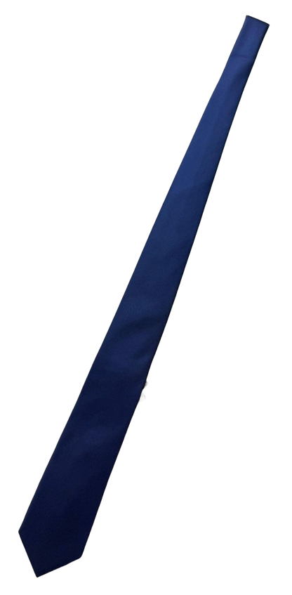 Cravatta uomo Bergamotto - Blu tinta unita