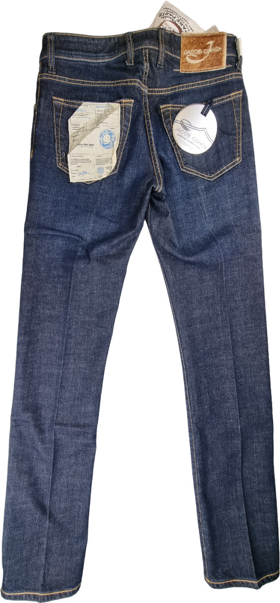 Jeans uomo Jacob Cohen J622 Comfort, 5 tasche in denim stretch italiano, stile moda uomo e abbigliamento denim premium