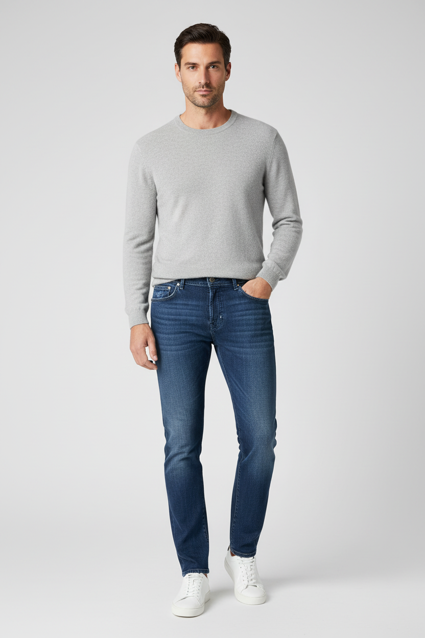 Jeans da uomo Jacob Cohen 622 Limited Edition in denim lavaggio 2, vestibilità classica e dettagli autentici.