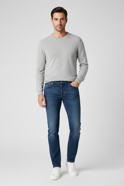 Jeans da uomo Jacob Cohen 622 Limited Edition in denim lavaggio 2, vestibilità classica e dettagli autentici.