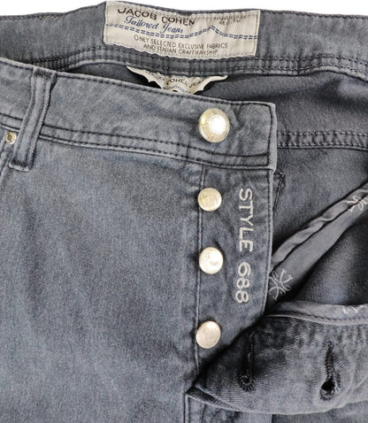 Jeans uomo Jacob Cohen PW688 Grigio Comfort Fit - 5 Tasche