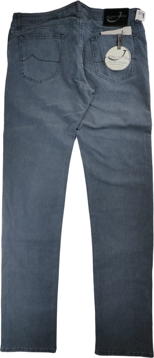 Jeans uomo Jacob Cohen PW688 Grigio Comfort Fit - 5 Tasche